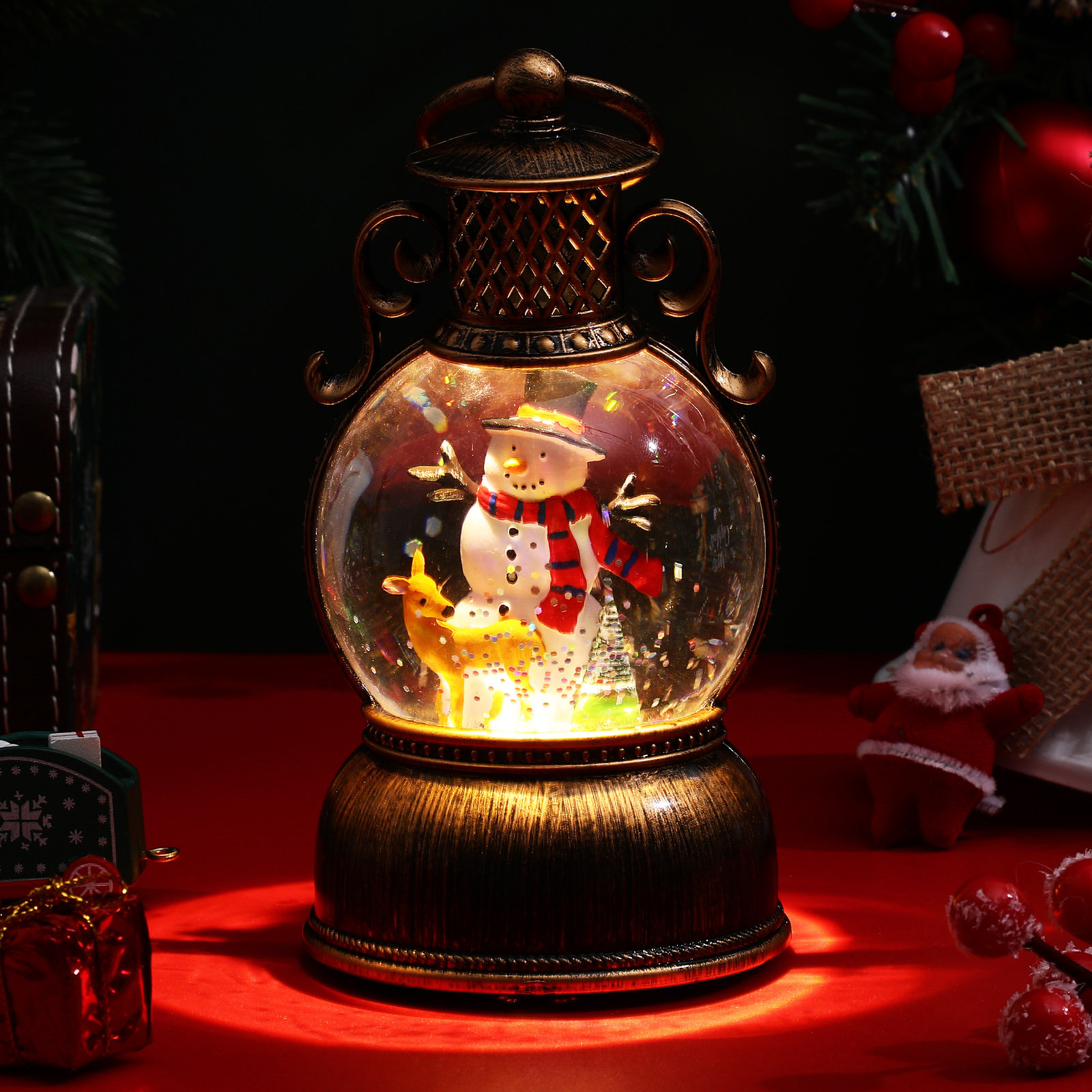 Weihnachts-Musikbox, leuchtend – Snow Globe Musical Bewertung und Preis