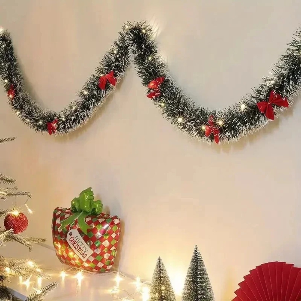Weihnachts-Lametta-Girlande, k – Tinsel Garland Decoration Bewertung und Preis