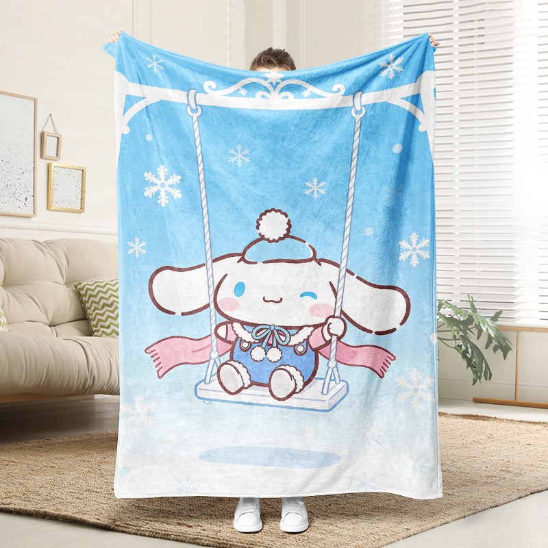 Sanrio Decke Cinnamoroll Winte – Christmas Throw Blanket Bewertung und Preis