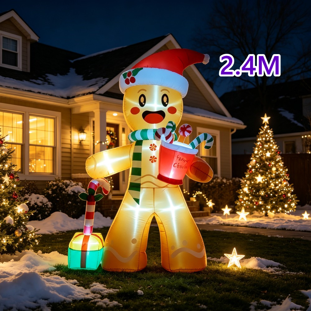 Weihnachten 2,4M Aufblasbare L – Christmas Lights Outdoor Bewertung und Preis