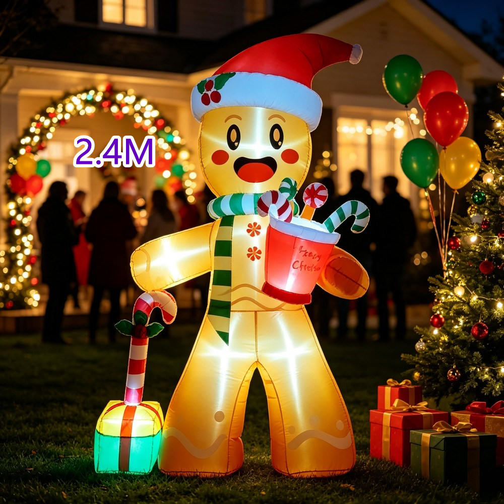 Weihnachten 2,4M Aufblasbare L – Christmas Lights Outdoor Bewertung und Preis