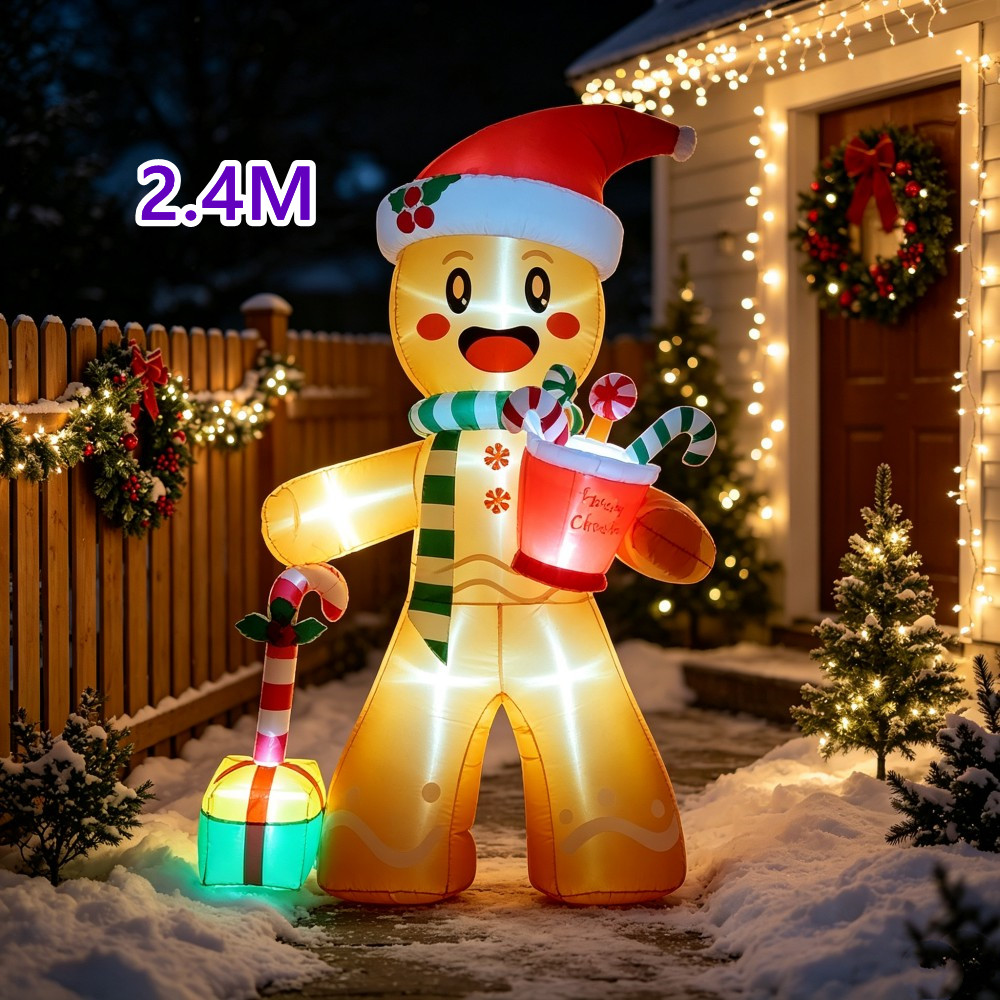 Weihnachten 2,4M Aufblasbare L – Christmas Lights Outdoor Bewertung und Preis