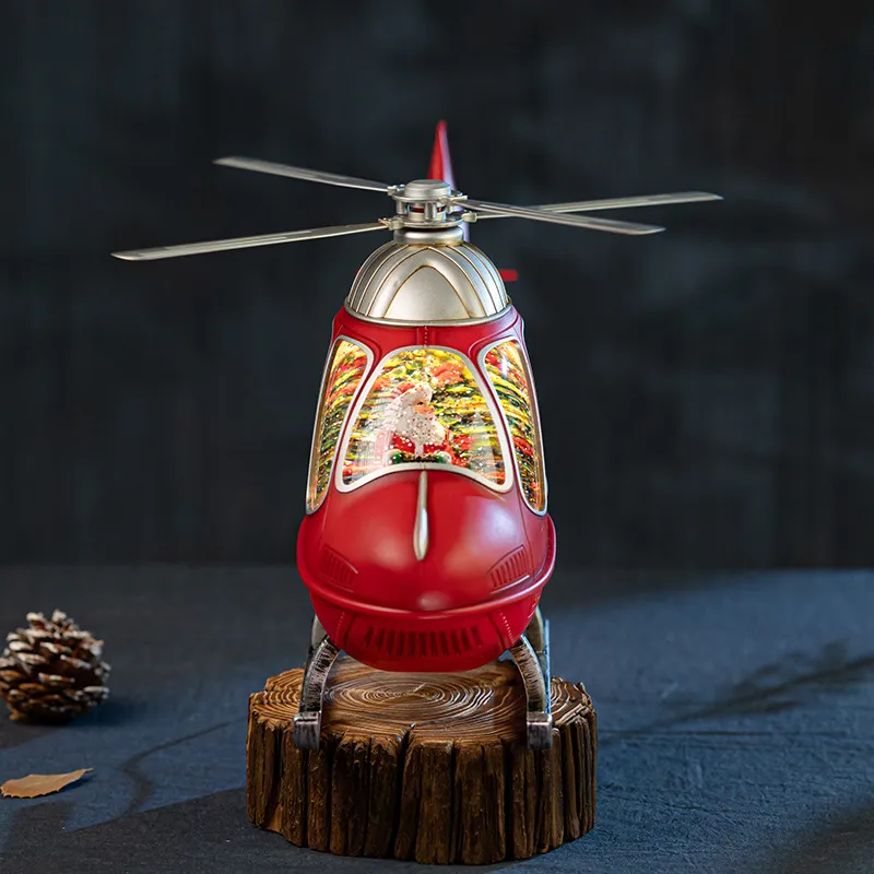 Rotierende Helikopter-Spieluhr – Snow Globe Musical Bewertung und Preis