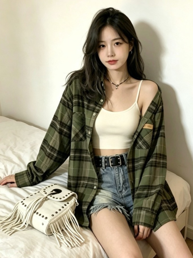 Plaid Shirts Frauen Retro dreh – Christmas Throw Blanket Bewertung und Preis