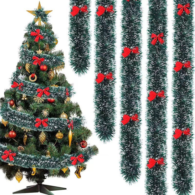 Künstliche Weihnachtsgirlande, – Tinsel Garland Decoration Bewertung und Preis