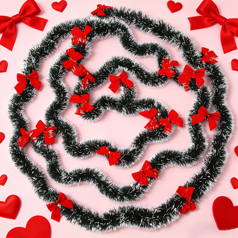 Künstliche Weihnachtsgirlande, – Tinsel Garland Decoration Bewertung und Preis