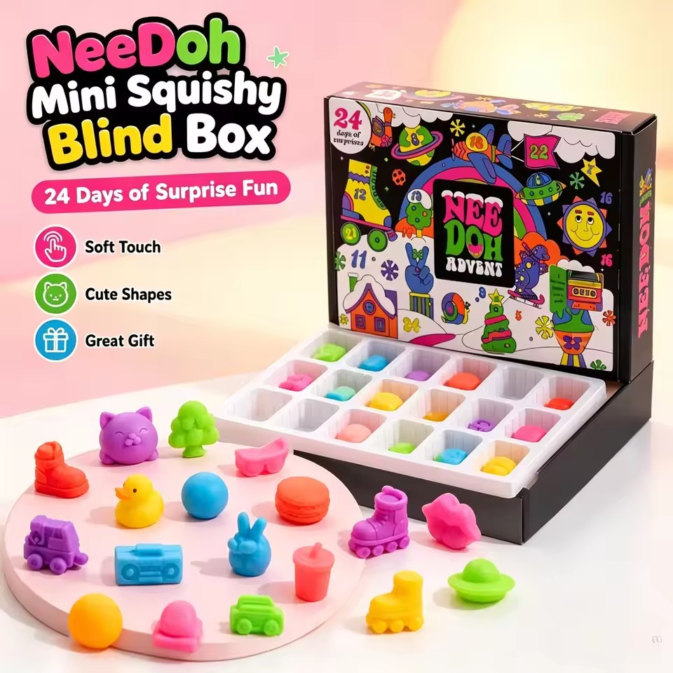 2026 NeeDoh Adventskalender 3D – Advent Calendar Gift Bewertung und Preis
