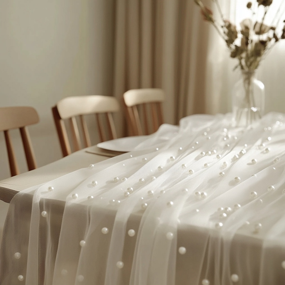 Perlen-Chiffon-Tischläufer 80x – Christmas Table Runner Bewertung und Preis